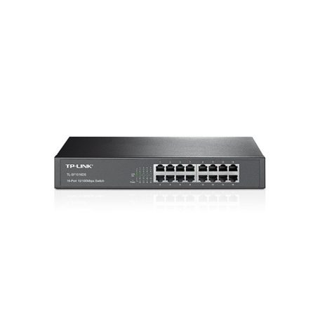 TP-Link TL-SF1016DS 16 portos 10/100 Mbps 13” rackbe szerelhető switch