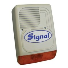   Signal PS128-1 kültéri hang-fényjelző (doboz, elektronika nélkül) 
