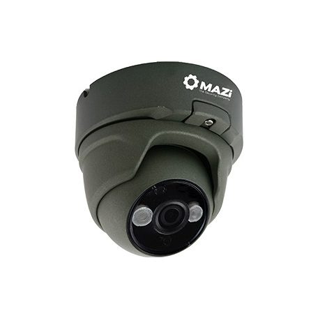 MAZi TVN-21SMIR4B 4in1 kivitel (TVI/CVI/AHD/CVBS) jelváltási lehetőség, 2MP HD Kültéri IR dome 2,8mm, Power IR Led