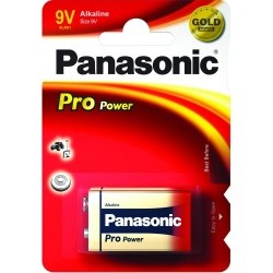 Panasonic PRO POWER 9V, 6LR61, alkáli elem
