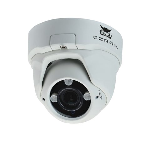 OZRAK TDR-2V-3PL kamera 4in1 kivitel (TVI/CVI/AHD/CVBS) 2MP HD Kültéri IR dome 2,8-12mm, 3db power IR led