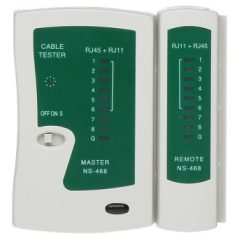 Kábel teszter NS-468, RJ45/RJ11