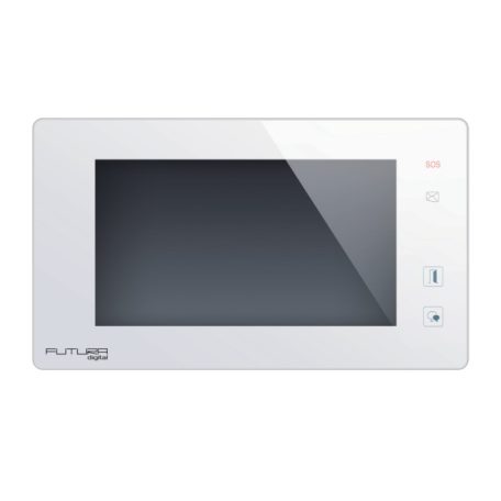 FUTURA VDK4761W érintőképernyős videó kaputelefon szett 7" beltéri fehér, kültéri egység felületre szerelhető