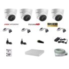 Hikvision 4 Dome kamerás szett Full HD (1920x1080)  