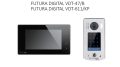   FUTURA VDK4771M érintőképernyős videó kaputelefon szett 7" beltéri fekete, kültéri egység felületre szerelhető