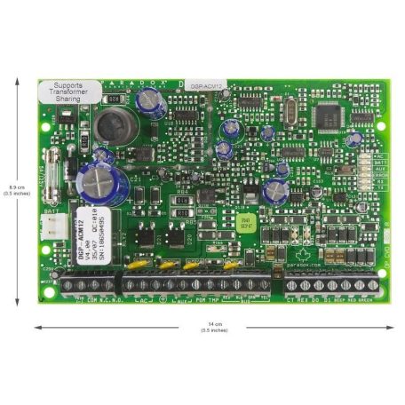 Paradox ACM12 EVO rendszerekhez használható 1 ajtós, 1 olvasós beléptető modul