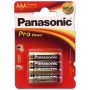 Panasonic LR03 (AAA) alkáli elem, 1,5V, 4db/csomag