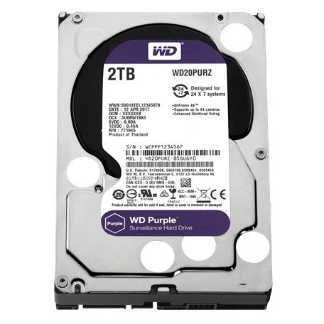 Western Digital Winchester WD20PURZ 2TB, 5400rpm