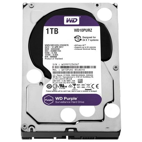 Western Digital Winchester WD10PURZ 1TB, 5400rpm