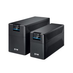   Eaton 5E700UD 5E sorozatú 2. generációs szünetmentes tápegység, 700 VA, 360 W, 2 db DIN kimenet, USB kom.