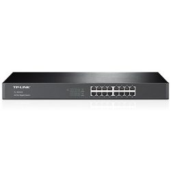 TP-Link TL-SG1016 16 portos 10/100/1000 Mbps, 19” rackbe szerelhető switch