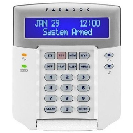 Paradox K32LCD+ kezelő tamperkapcsolóval