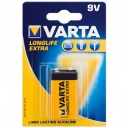 VARTA LongLife Extra 9V, alkáli elem
