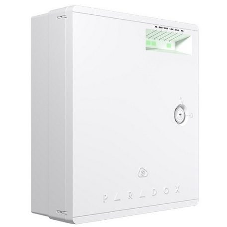 Paradox PS45 felügyelt tápegység,  4 A AUX terhelhetőséggel 