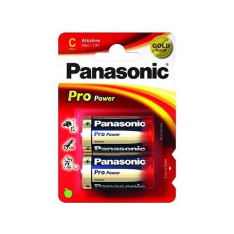 Panasonic LR14 (Bébi) alkáli elem, 1,5V 2db/csomag