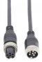   Hikvision AE-MC0605-12 Mobil rögzítő hosszabító kábel, 12 m, 6 pin aviation kerek