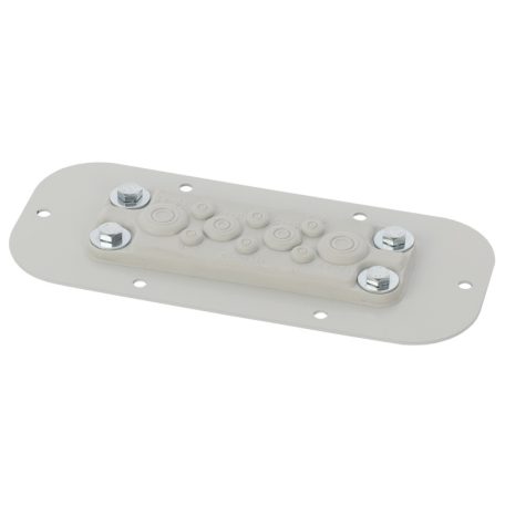 Pulsar AWOH-PM10A Lemez 10 membránátvezetővel az AWOH sorozatú házakhoz, 209 x 20 x 90mm