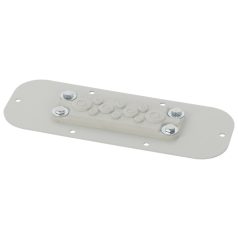   Pulsar AWOH-PM10B Lemez 10 membránátvezetővel az AWOH sorozatú házakhoz, 245 x 20 x 90mm