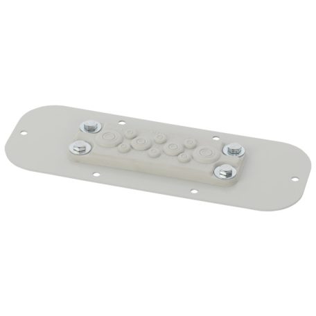 Pulsar AWOH-PM10B Lemez 10 membránátvezetővel az AWOH sorozatú házakhoz, 245 x 20 x 90mm