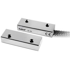   Satel B-3A Mágneses nyitásérzékelő, felületre szerelhető, fém burkolattal, kábelvédővel