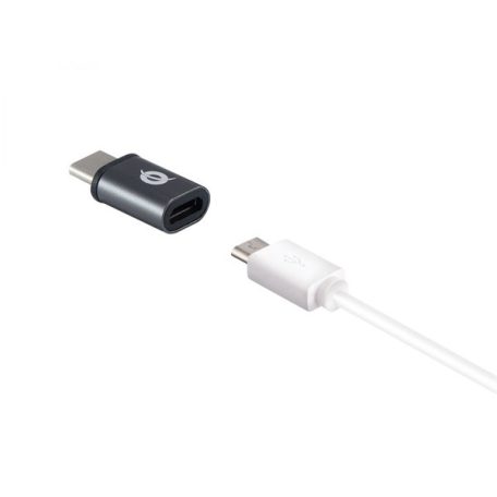 Conceptronic átalakító - DONN05G 3-Pack (3db USB-C to Micro USB, fekete)