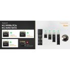 Orico Külső M.2 ház - IDPWM2-G2A-GY (USB-C 3.2 Gen2 -> M.2 NVMe, Max.: 8TB, 10 Gbps)