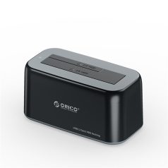   Orico HDD/SSD Dokkoló - 6819C3-V1-EU-BK (2,5"/3,5" HDD/SSD -> USB-A, Max.: 18TB, fekete)