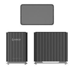   Orico DAS - 9758C3-V1-EU-BK (4x 2,5/3,5 HDD/SSD -> USB-A/C, Max.: 110TB, fekete)
