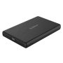   Orico Külső HDD/SSD Ház 2.5" - 2189C3-BK/104/ (USB-C, Max.: 4TB, fekete)