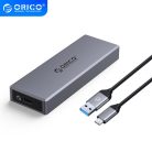 Orico Külső M.2 ház - CM2C3-GY (USB-C 3.1-> M.2 SATA Max.: 2TB, 10 Gbps, szürke)