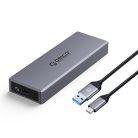 Orico Külső M.2 ház - CM2C3-GY (USB-C 3.1-> M.2 SATA Max.: 2TB, 10 Gbps, szürke)
