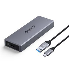   Orico Külső M.2 ház - CM2C3-GY (USB-C 3.1-> M.2 SATA Max.: 2TB, 10 Gbps, szürke)