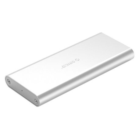 Orico Külső M.2 ház - M2G-C3-SV (M.2, USB-C 3.1, Max.: 2 TB, 5 Gbps, ezüst)