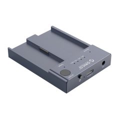   Orico M.2 SSD Dokkoló - M2P2-C3-C-EU (2xM.2 NVMe -> USB-A/C, Max.: 2TB, Offline Klón funkció, Max.: 10Gbps, szürke)