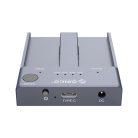 Orico M.2 SSD Dokkoló - M2P2-C3-C-EU (2xM.2 NVMe -> USB-A/C, Max.: 2TB, Offline Klón funkció, Max.: 10Gbps, szürke)