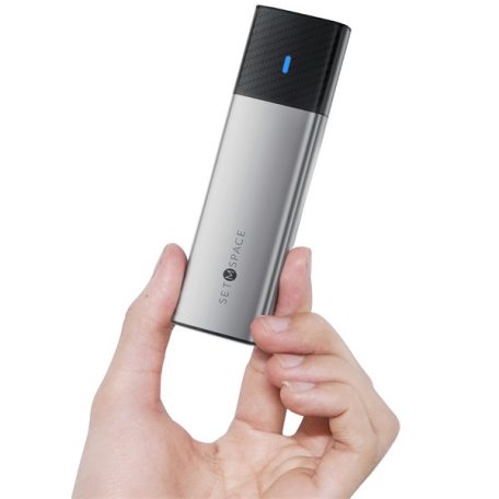 Orico Külső M.2 ház - STPWDM2-G2-GY (USB-A/C -> M.2 NVMe, Max.: 8TB, 10 Gbps)