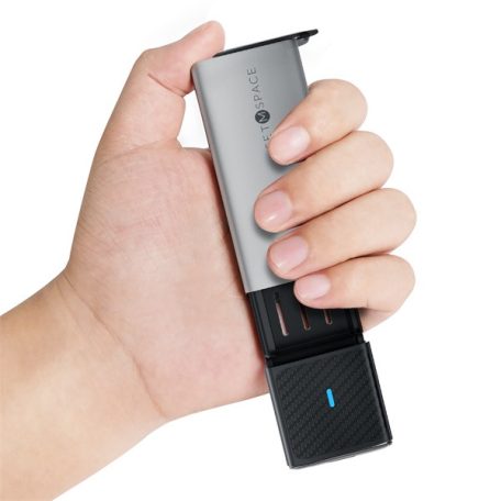 Orico Külső M.2 ház - STPWDM2-G2-GY (USB-A/C -> M.2 NVMe, Max.: 8TB, 10 Gbps)