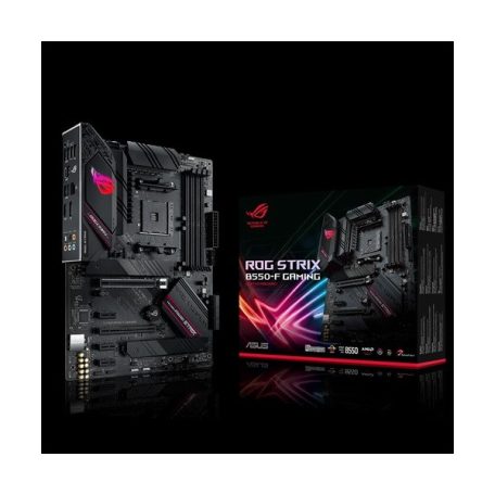 Asus Alaplap - AMD ROG STRIX B550-F GAMING AM4 (B550, 4xDDR4 4800MHz, 6xSATA3, 2x M.2, HDMI+DP)