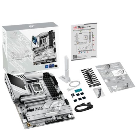 Asus Alaplap - Intel ROG STRIX Z890-A GAMING WIFI LGA1851 (Z890, ATX, 4xDDR5 9066+MHz, 4xSATA3, 5xM.2, HDMI+DP)