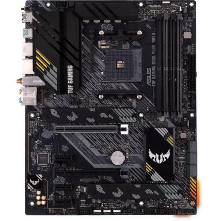 Asus Alaplap - AMD TUF GAMING B550-PLUS WIFI II AM4 (B550, 4xDDR4 4800MHz, 6xSATA3, 2x M.2, 4xUSB2.0, 8xUSB3.2)