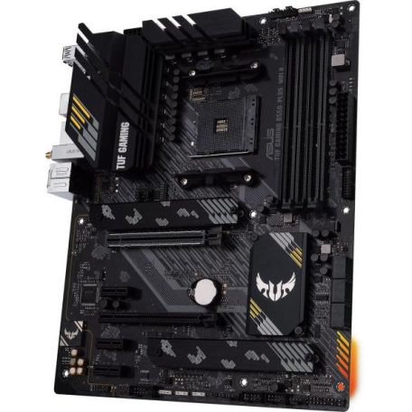Asus Alaplap - AMD TUF GAMING B550-PLUS WIFI II AM4 (B550, 4xDDR4 4800MHz, 6xSATA3, 2x M.2, 4xUSB2.0, 8xUSB3.2)