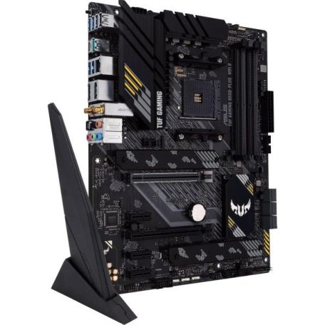Asus Alaplap - AMD TUF GAMING B550-PLUS WIFI II AM4 (B550, 4xDDR4 4800MHz, 6xSATA3, 2x M.2, 4xUSB2.0, 8xUSB3.2)