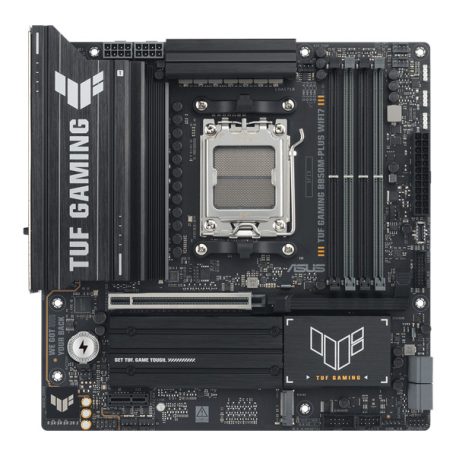 Asus Alaplap - AMD TUF GAMING B850M-PLUS WIFI7 AM5 (B850, ATX, 4xDDR5 8000+MHz, 4xSATA3, 3x M.2, HDMI+DP)