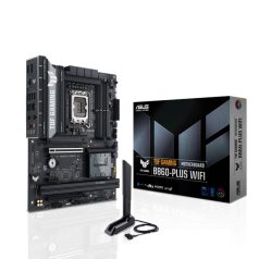   Asus Alaplap - Intel TUF GAMING B860-PLUS WIFI s1851 (B860, 4xDDR5 8666+MHz, 4xSATA3, 3xM.2, HDMI+DP+USB-C)