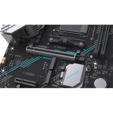 Maxsun Alaplap - AMD MS-B550M GAMING WIFI AM4 (B550, mATX, 2xDDR4 3200MHz, 2xSATA3, 2xM.2, HDMI, DP)