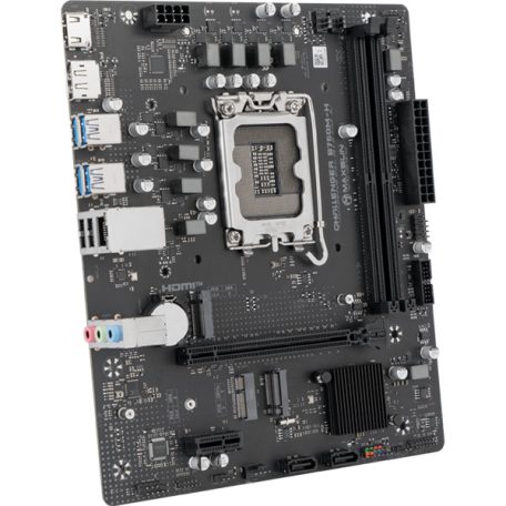 Maxsun Alaplap - Intel MS-CHALLENGER B760M-H WIFI s1700 (B760, mATX, 2xDDR4 3200MHz, 2xSATA3, 2xM.2, HDMI, DP)