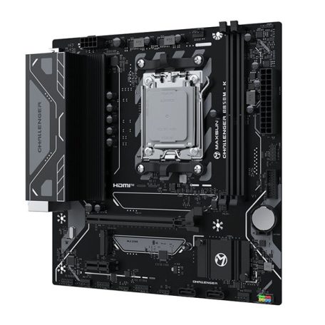 Maxsun Alaplap - AMD MS-CHALLENGER B850M-K AM5 (B850, mATX, 2xDDR5 8000MHz, 2xSATA3, M.2, HDMI)