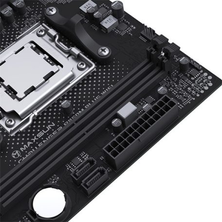 Maxsun Alaplap - AMD MS-CHALLENGER B850M PLUS WIFI AM5 (B850, mATX, 2xDDR5 8000MHz, 2xSATA3, 2xM.2, HDMI, DP)