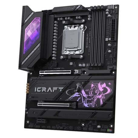 Maxsun Alaplap - AMD MS-ICRAFT B850 AIGA AM5 (B850, ATX, 4xDDR5 8400MHz, 2xSATA3, 4xM.2, HDMI, DP)