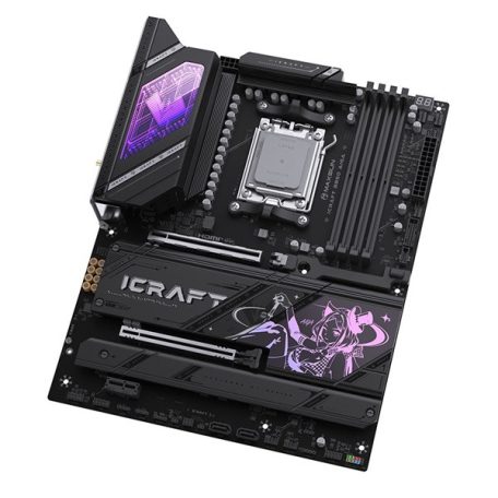 Maxsun Alaplap - AMD MS-ICRAFT B850 AIGA AM5 (B850, ATX, 4xDDR5 8400MHz, 2xSATA3, 4xM.2, HDMI, DP)